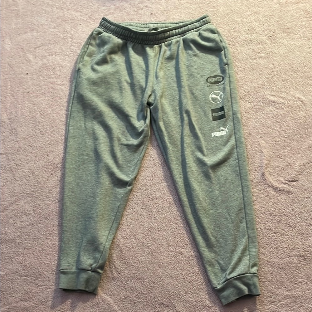PUMA Men's Gray Sweatpants